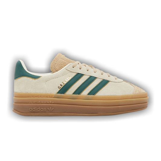 adidas Gazelle Bold Magic Beige Collegiate Green (Women's)