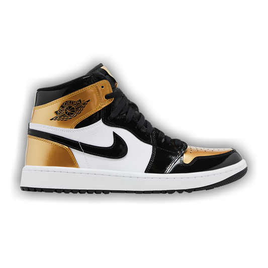 Jordan 1 Retro High Golf Patent Gold Toe