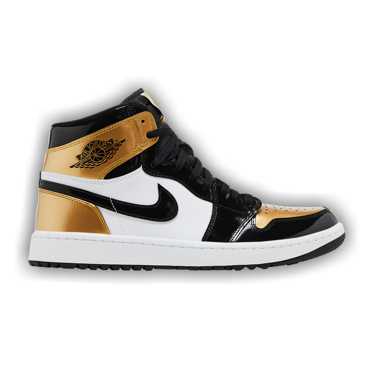 Jordan 1 Retro High Golf Patent Gold Toe