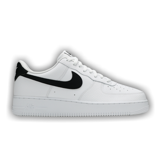 Nike Air Force 1 Low '07 White Black Pebbled Leather