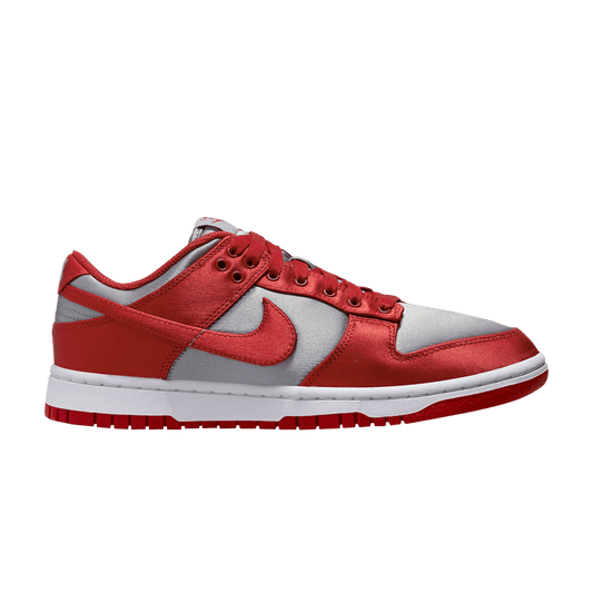 NIKE Damen Schuhe Dunk Low Medium Grey/Varsity Red-White DX5931-001