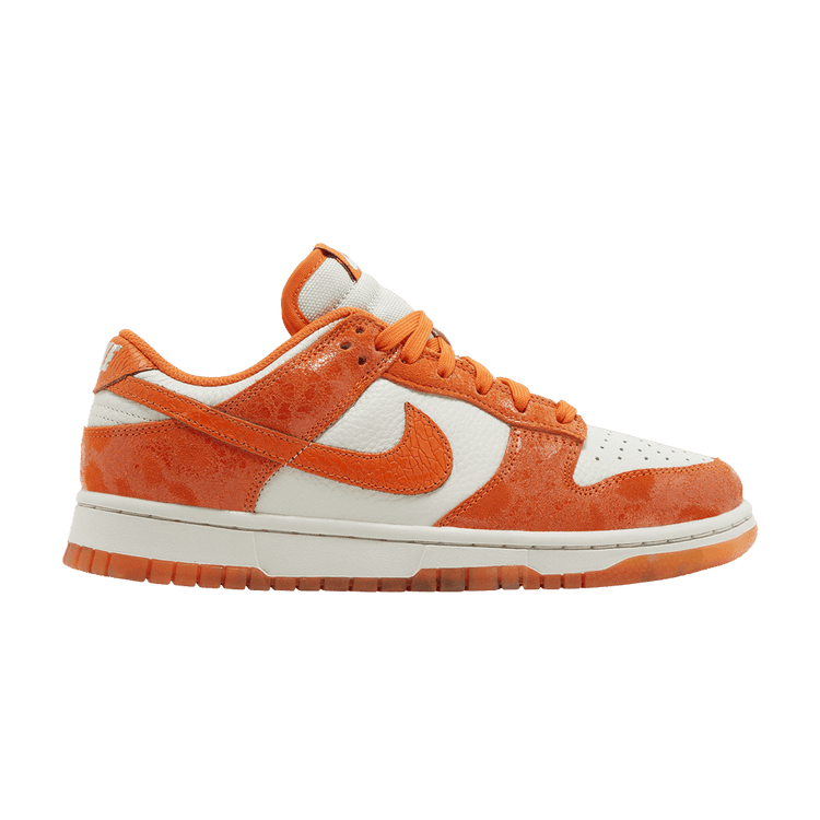 NIKE Damen Schuhe Dunk Low Light Bone/Safety Orange-Laser Orange FN7773-001