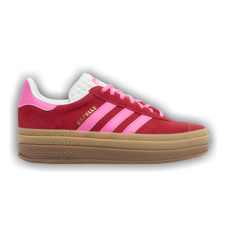 adidas Gazelle Bold Collegiate Red Lucid Pink (Women's)