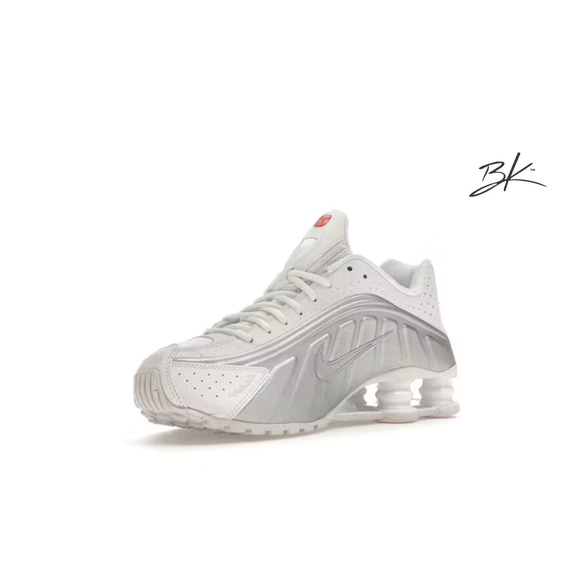 Nike Shox R4 White Metallic Silver (Women's)