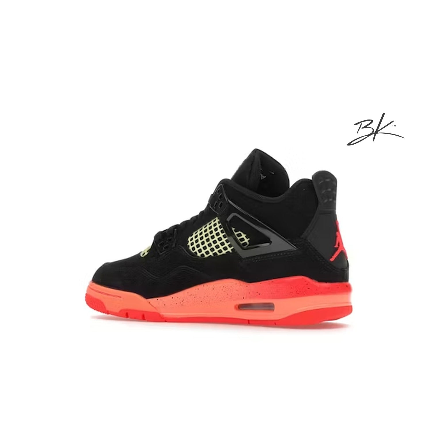 Jordan 4 Retro Black Infrared Barely Volt (GS)