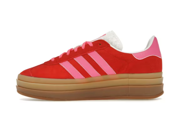 adidas Gazelle Bold Collegiate Red Lucid Pink (Women's)